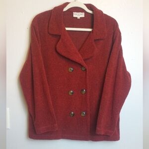 DAVID DART Wool Silk Blend Cardigan Sweater Size Medium